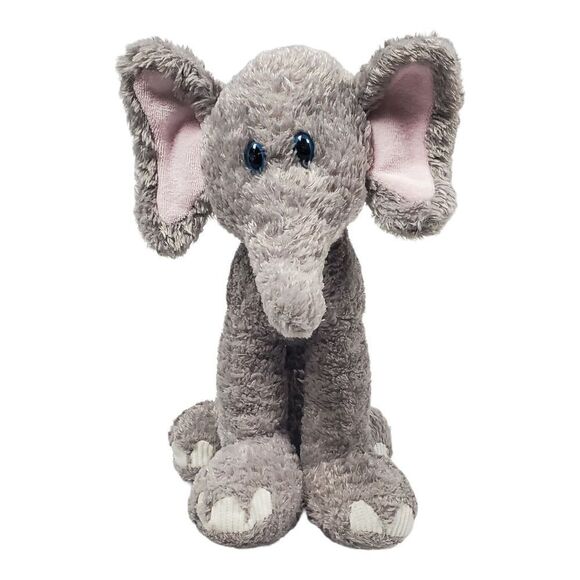 First and Main Elephant Plush Lankydoodle Floppy Long Legs Gray Plush Skinny Toy - Picture 1 of 9
